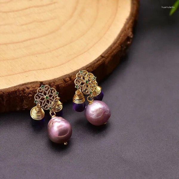 Boucles d'oreilles pendantes en perles de cristal pour femmes, style Boho, fabriqué à la main, bijoux de fête africaine de dubaï, cadeau d'ornement