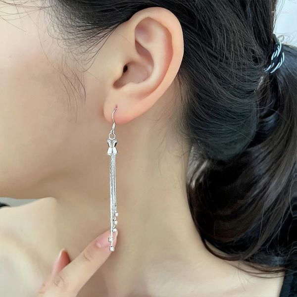 Pendientes colgantes Xingyunday joyería de moda coreana 2023 tendencia borla larga para mujeres Boucle Oreille Femme boda fiesta regalo