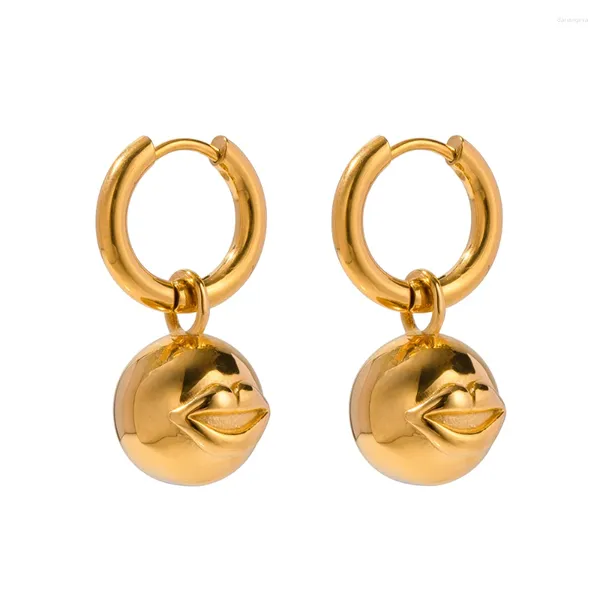 Pendientes Dangle Youthway 18K Gold Pvd PVD chapado en tendencia