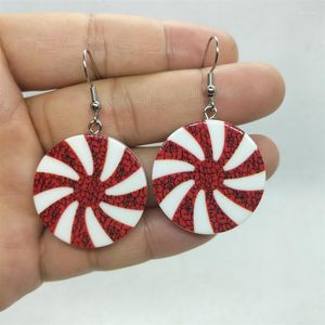 Boucles d'oreilles pendantes Yungqi mode acrylique sucette pour femmes mignon disque étiquette bonbons goutte boucle d'oreille fille Unique crochet Pendientes femme cadeau