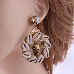 Dange oorbellen zouchunfu kolczyki modeontwerp bohemian vrouw drop shell sieraden Bijoux femme