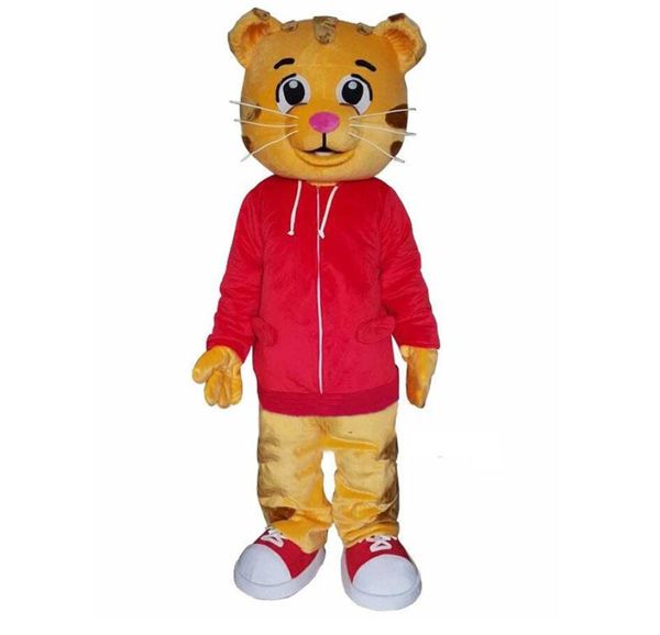 Daniel le tigre mascotte Costume déguisement adulte vente chaude Anime mascotte costume pour la fête d'halloween