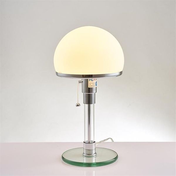 Lampe Led Bauhaus de styliste danois, style nordique Simple, en verre, pour chambre à coucher, Table de chevet, salon, bureau, 282S