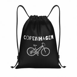 Fabriqué au Danemark Copenhague Bike Design Premium Sacs à cordon Sac de sport Chaud léger Q1II #