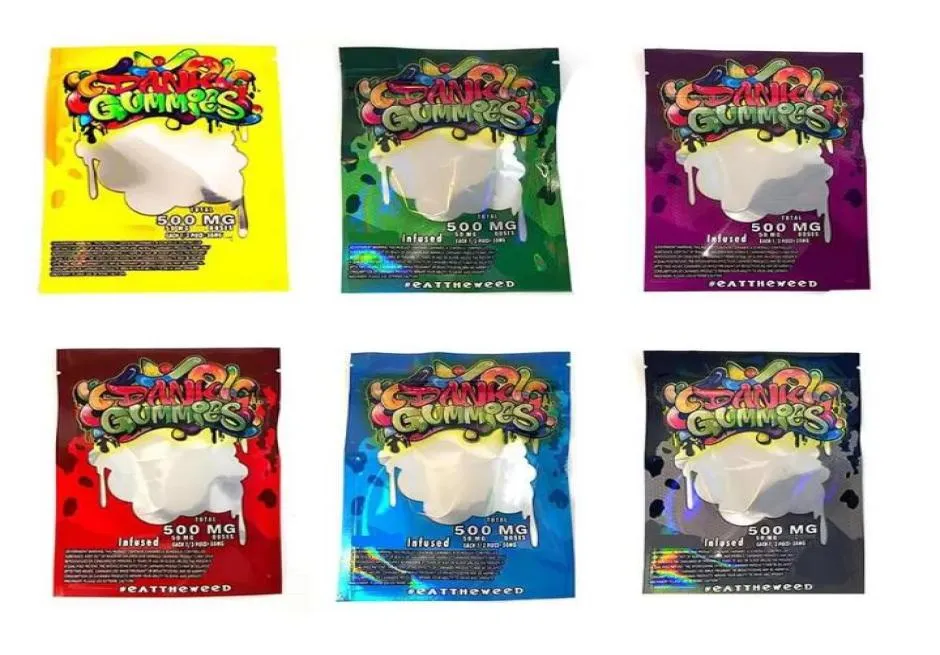 Dank Gummies Bags 500MG Zip Lock Edibles Emballage De Vente Au Détail Worms Bears Candy Gummy Dank Gummies Bags 500MG Zip Lock Edibles Emballage De Vente Au Détail Worms Bears Candy Gummy