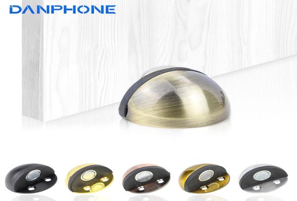 Danphone Door attrape en acier inoxydable Magnetic non perfaud autocollant caché Portes d'ongles montées au sol Hidden Stops2076294