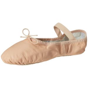 Dansoft Women's Full Bloch Leather Sole Sole Ballet Slippers / Dance Shoes 259 5