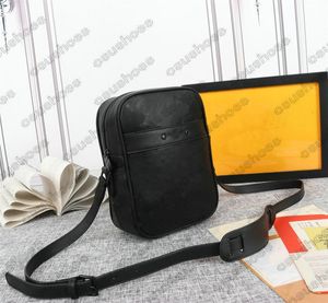 Danube Shadow Sac à bandoulière en cuir de vachette - Porte-documents polyvalent pour homme avec caractéristiques professionnelles en cuir luxueux