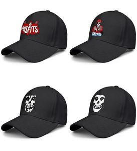 Danzig Designs Misfits Fiend Skull negro para hombre y mujer gorra de béisbol diseño diseñador golf fresco equipado personalizado único sombreros clásicos G4380977