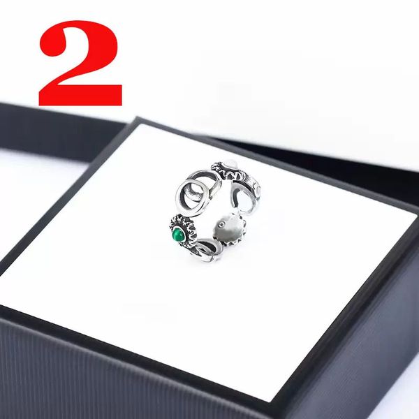 Dapu bague de créateur bijoux fantaisie bague de promesse de mariage homme cadeau femme acier inoxydable grande taille