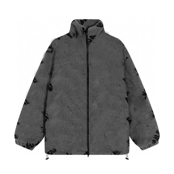 dapu imitation laine dagneau femmes hiver cardigan agneau cachemire col montant manteau épaissi chaud manteau designer manteau