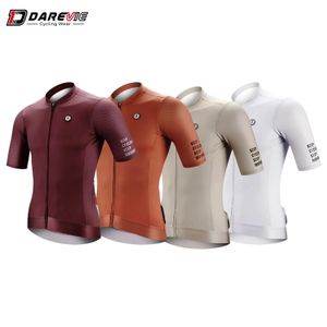 Darevie Cycling Jersey Fashion Femmes Spf 50 Man Bike de haute qualité Shirt Mtb Road 240416