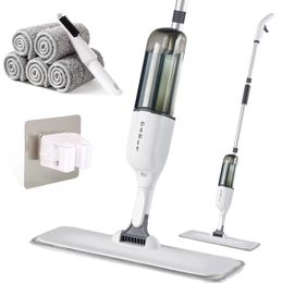 Darid Spray Plat Mop avec des microfibres réutilisables PADS 360 ° ROTATION PLAIR CELOST 500 ml