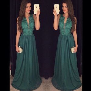 Robes de soirée bleu foncé Illusion manches longues élégant dubaï arabe paillettes robes de bal robe de soirée 00064
