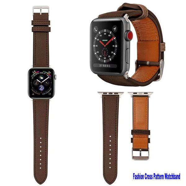 Correas de cuero marrón oscuro compatibles con Apple Watch Iwatch Ultra 49 mm, 45 mm, 44 mm, 42 mm, 41 mm, correa de repuesto de cocodrilo vintage para hombres, Smartwatch Series 8 7 6 5 4 3 2 SE