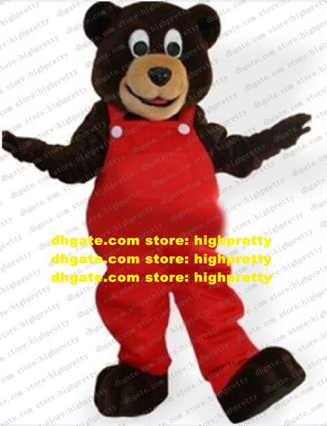 Dunkelbraunes Teddybär-Maskottchen-Kostüm für Erwachsene, Zeichentrickfigur, Outfit, Anzug, Talk of the Town, frühkindlicher Unterricht zz4967