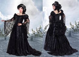 Dark Roses Bustle Ball Gown Dress Dresses Couture Dark Fantasy Medieval Renaissance Victorian Fusion Gothic Evening Masquerade Cors9397970