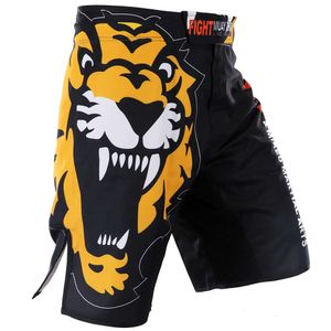 Dark Tiger MMA Thai Boxing Training Jujitsu Mixed Martial Arts Printing Ademende sport 5 min shorts