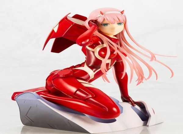 Chérie dans le Franxx Zero Two 02 Action Figure PVC Figures Toys Modèle Red Vêtements Sexy Modèle cadeau Anime2166654