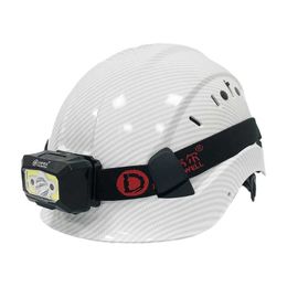 Darlingwell CR06X nuevo casco de seguridad con luz Led CE ABS HardHat ANSI tapas de trabajo industriales en la noche protección de la cabeza