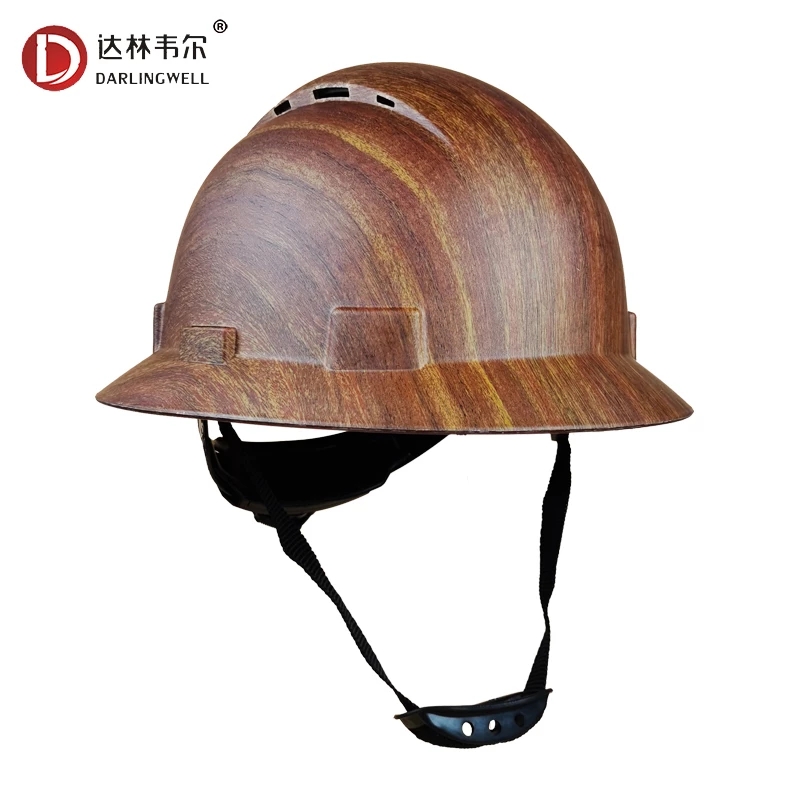 Darlingwell Safety Helm Atmungsfreie Konstruktionsmütze Arbeit Sonnenschutzsicherheit Schutzkappe Anti-Smash-Verkehrsrettung