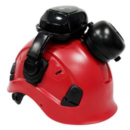 DARLINGWELL-casco de seguridad con orejeras, gorro de trabajo con ventilación ajustable, casco duro CE ABS, buena calidad, protección Industrial ANSI, rescate
