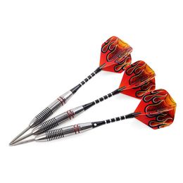 Darts 10 stijlen Set 24G professionele darts met stalen punt en aluminium assen Dartvluchten Rode dartnaalden voor dartbordenspel 11 8945