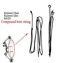 Fléchettes 1pc arc composé corde d'arc kaimei qin / kaimei han / m125 Bowstring extérieur arc de chasse et flèche de tir de la flèche
