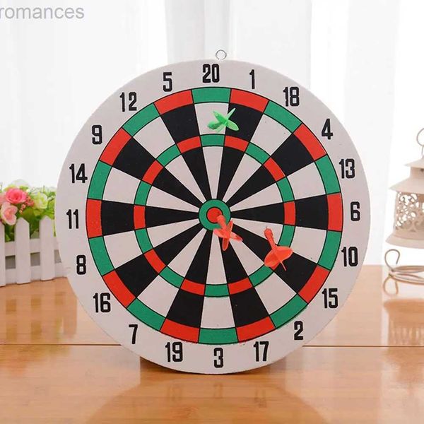 Dardos Juego de mesa de dardos de 29,5 cm para colgar en la pared del hogar, lados dobles disponibles, juego de lanzamiento engrosado para interiores y exteriores, dardos con punta de acero 24327