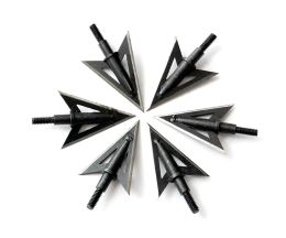 Darts 6/12/24 stks jachtpijl Broadheads 100 graan schroef in pijlkoppen pijltips voor traditionele bogen recurve bowcompound boog