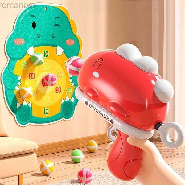 Fléchettes dessin animé Animal jeu de fléchettes 2 à 4 ans Montessori enfants jouets intérieur garçons filles balle collante Puzzle interactif bébé cadeau 24327