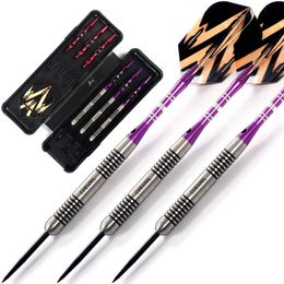 DARTS CUEESOUL 3PCS NIEUW PROFESSIONEEL 18G vaten 95% Tungsten Steel Tip Darts ingesteld met Slim Dart Flights Aluminium as 0106