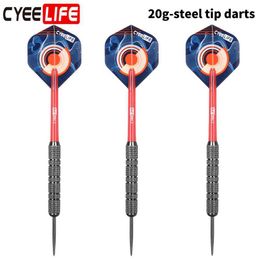 Darts Cyeelife 20G Professionele harde Dart Totale lengte stalen punt Darts Barrel Dart Aluminium as Darts Flights 0106
