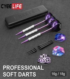 Darts CyeeLife Darts met zachte tip Professionele indoor plastic tip Darts Set voor elektronische dartbordspellen 01065739003