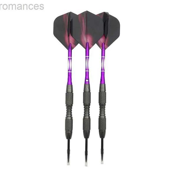 Fléchettes Dardos volant en acier pointe fléchettes 3PCS Sports intérieurs Professionnel 20g Darts Hard Throwing Movement Dart Purple Darts Shafts Flights 24327