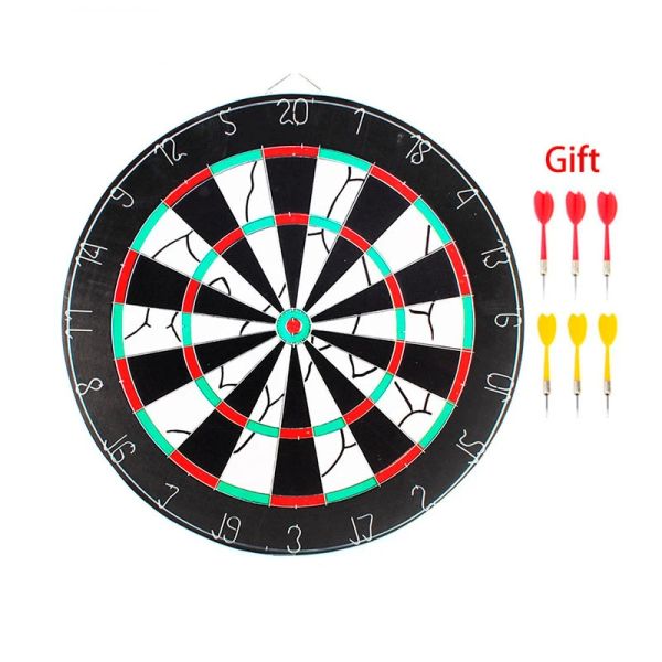 Darts Darts Board Réglage de 17 pouces Famille / Office Game de fléchette pour la sécurité pour la sécurité Dart Sports Exercice Darts Sports récréatifs