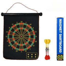 Darts Double Sided Magnetic Dart Tray Set Parentchild Children Toys Cartoon Casual Competition Level Dual Use Darts Flights Archery