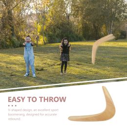 Dardos boomerang súper frescos deportes al aire libre de madera al aire libre boomerang joyas de madera boomerang para niños adultos