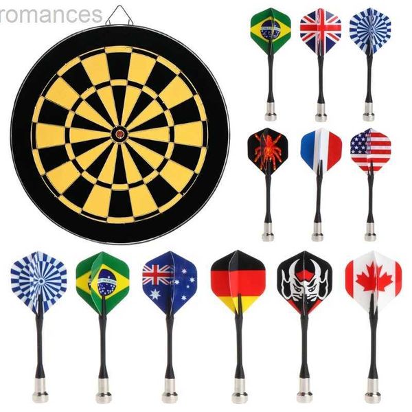 Fléchettes offre spéciale 6 pièces/ensemble Bullseye jeu de cible sécurité des enfants drapeau National fléchette magnétique Super aspiration pour jeu de fléchettes magnétique 24327