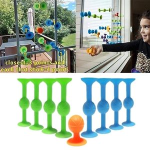 Darts Pop Silicona Game Set Kleverige Zuigkracht Honkbal Outdoor Party Concurrerende Interactieve Volwassen Kind Decompressie Speelgoed 221109