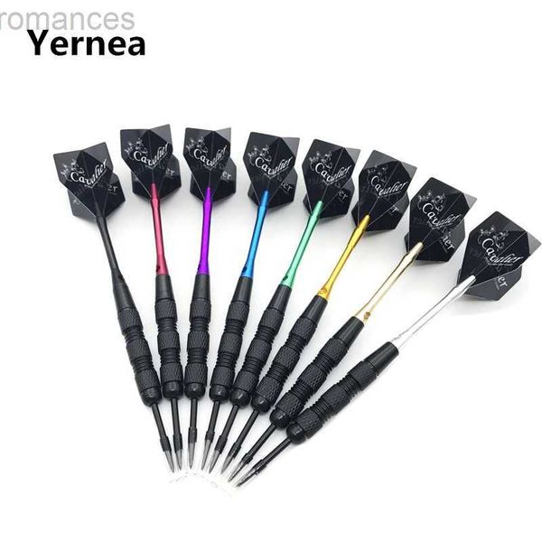 Fléchettes Yernea haute qualité 3 pièces fléchettes à pointe en acier 20g fléchette professionnelle Sports d'intérieur divertissement variété couleurs arbres PET Dart vol 24327