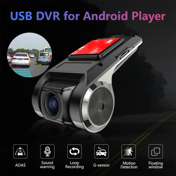 Dash CAR DVR ADAS DashCam DVRS Video HD 1080p Wifi y USB Auto Recorder Black Box para Android Player DVD Night Version