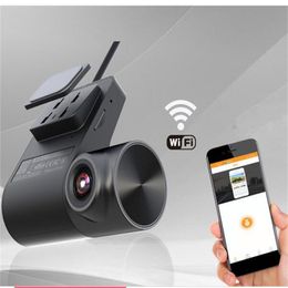 Dash Cam WIFI Auto DVR FULL HD 1080P Super Mini Auto Camera DVR Draadloze Night Versie G-Sensor Rijden Recorder Met Multi Country Voice
