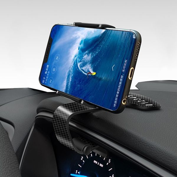 Dash support de téléphone de voiture support universel téléphone portable GPS support de Navigation support de téléphone automatique réglable pour iPhone Xiaomi Samsung