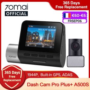 Dash Pro Plus+ 1944P GPS ADAS era 70mai A500S Car DVR 24H Parking Support Rear Cam 140FOV Auto Recorder