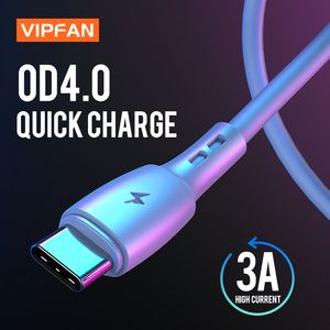 Câbles de données Câble USB haute vitesse 3A Chargeur rapide Micro Type C Chargeurs rapides 1M 2M 3M avec boîte de couleur