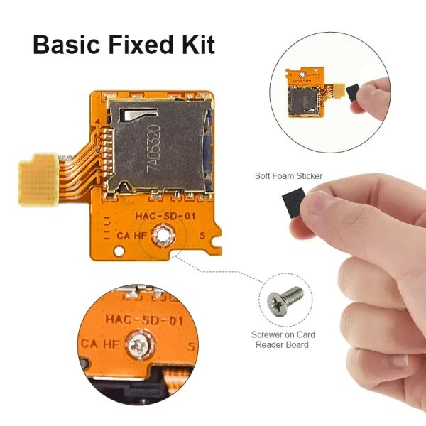 Data Frog Micro-SD TF Card Slot Slot Board pour Nintend Switch Game Console Card Card Slot Socket Board remplacement pour Nintend Switch