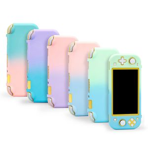 Étui de protection DATA FROG pour console Nintendo Switch Lite Étuis rigides Shell Skin Feel Mix Couverture arrière colorée DHL