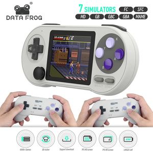 DATA KIKKER SF2000 Draagbare Handheld Game Console 3 inch IPS Retro Consoles Ingebouwde 6000 Games Video Voor Kinderen 240123