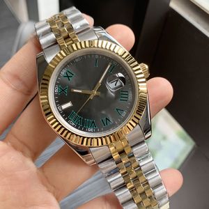 Datum Just Mens Ladies Date Gold Watch 41mm 36 mm 31 mm roestvrijstalen armband automatisch mechanisch kwarts waterbestendige lichtgevende polshorloges Designer horloges